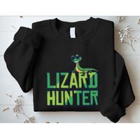 Lizard Hunter Funny Gecko Reptile Owner Gift Sweatshirt