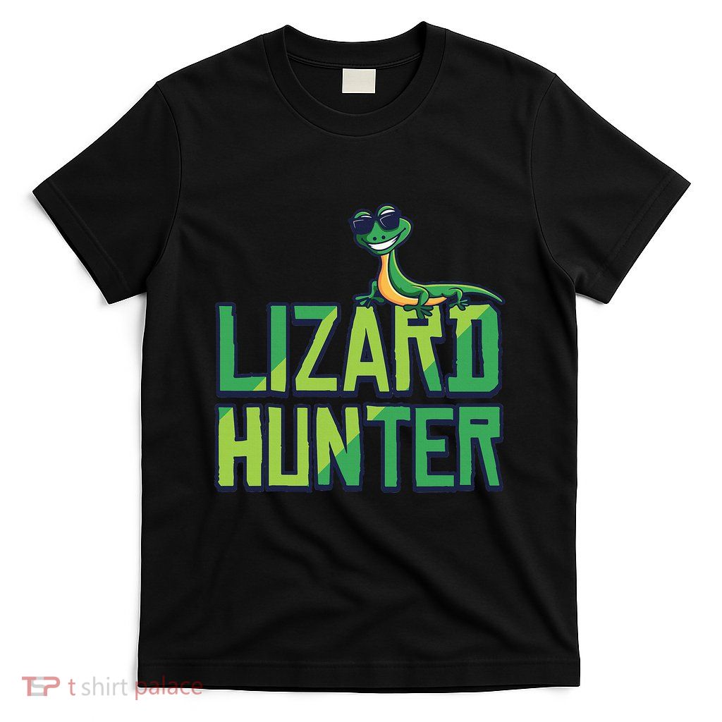 Lizard Hunter Funny Gecko Reptile Owner Gift T-Shirt