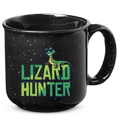 Lizard Hunter Funny Gecko Reptile Owner Gift 15oz Campfire Ceramic Mug