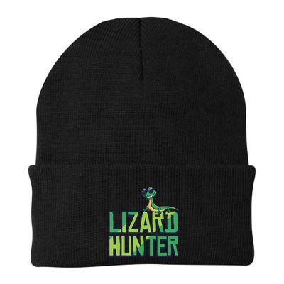 Lizard Hunter Funny Gecko Reptile Owner Gift Beanie