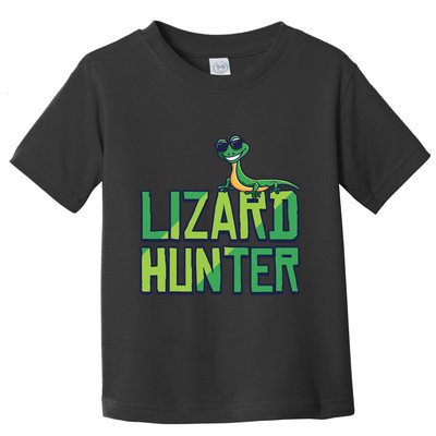 Lizard Hunter Funny Gecko Reptile Owner Gift Toddler T-Shirt