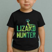 Lizard Hunter Funny Gecko Reptile Owner Gift Toddler T-Shirt