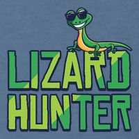 Lizard Hunter Funny Gecko Reptile Owner Gift Garment-Dyed Sweatshirt