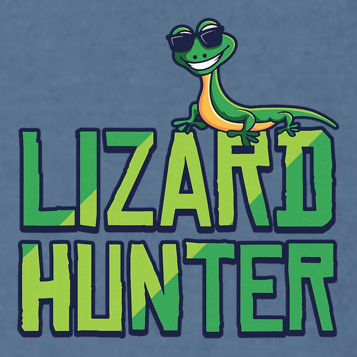 Lizard Hunter Funny Gecko Reptile Owner Gift Garment-Dyed Sweatshirt