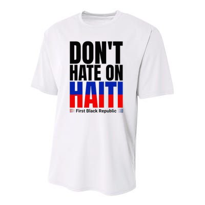 Love Haiti First Black Republic History Revolution 1804 Youth Performance Sprint T-Shirt