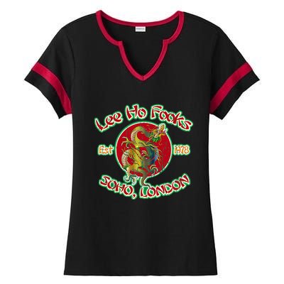 Lee Ho Fooks, Lee Ho Fooks Soho London Est 1978 Ladies Halftime Notch Neck Tee