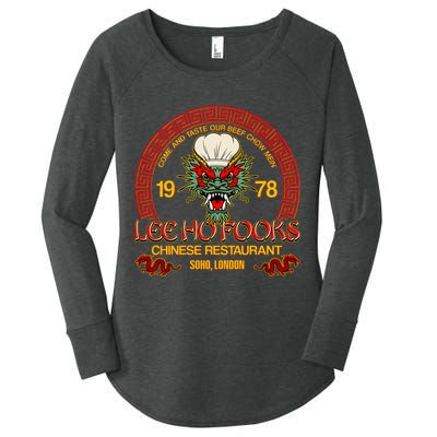 Lee Ho Fooks Chinese Restaurant Soho London Women's Perfect Tri Tunic Long Sleeve Shirt