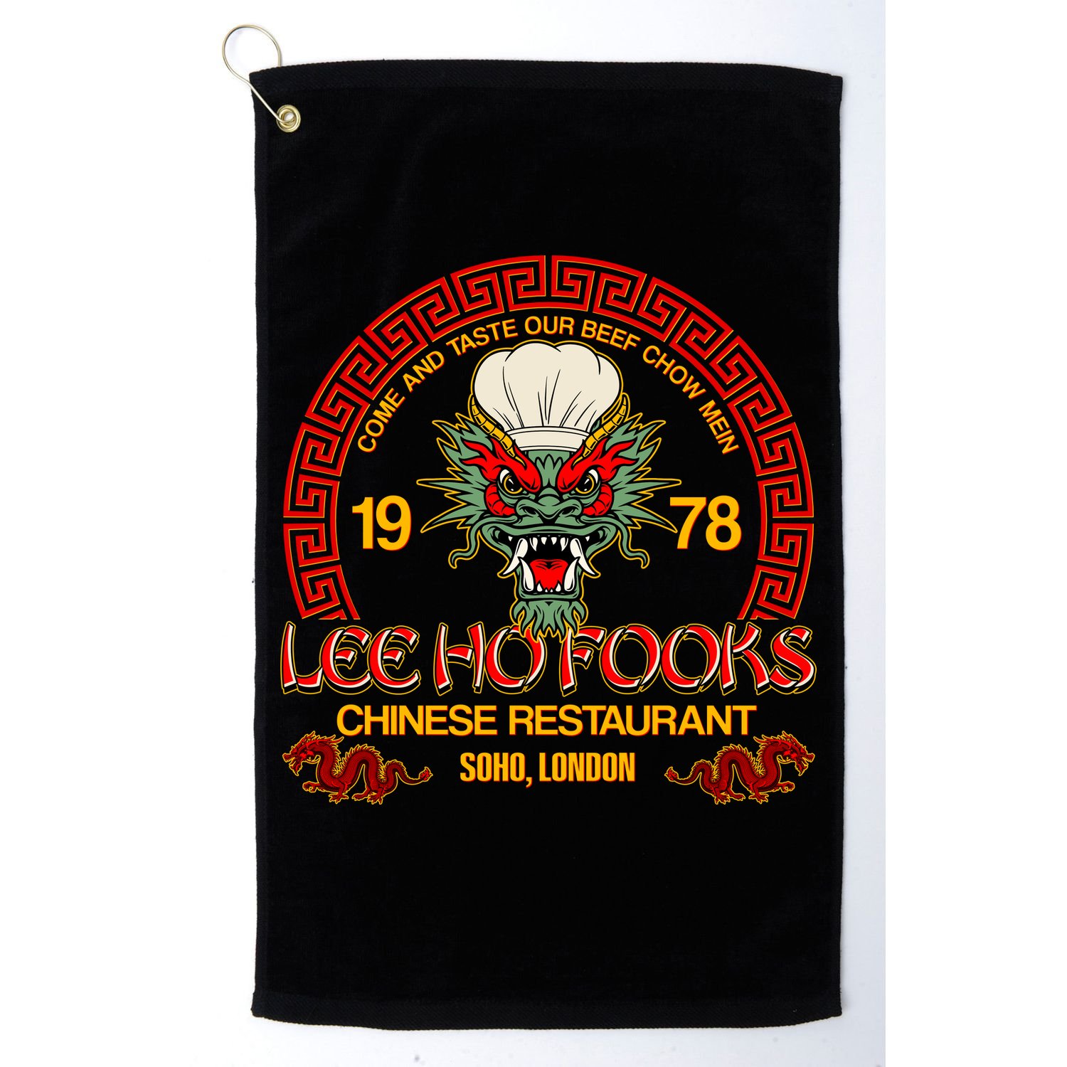 Lee Ho Fooks Chinese Restaurant Soho London Golf Towel