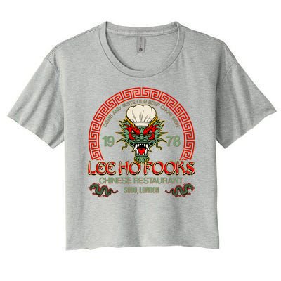 Lee Ho Fooks Chinese Restaurant Soho London Women's Crop Top Tee