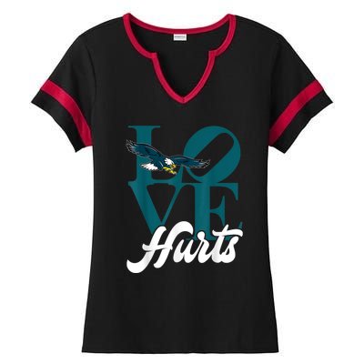 Love Hurts Fan Vintage Ladies Halftime Notch Neck Tee