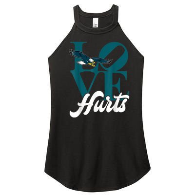 Love Hurts Fan Vintage Women’s Perfect Tri Rocker Tank