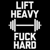 Lift Heavy Fuck Hard Cool Funny Weightlifting Workout Gym 16 in Basic Backpack