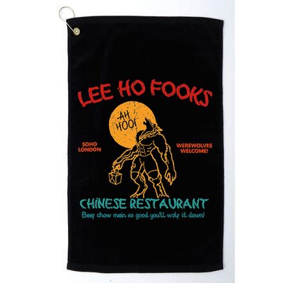 L.E.E H.O F.O.O.K.S Golf Towel