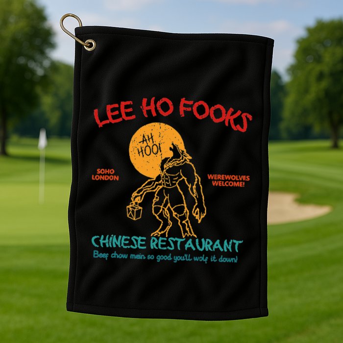 L.E.E H.O F.O.O.K.S Golf Towel