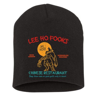 L.E.E H.O F.O.O.K.S Short Acrylic Beanie