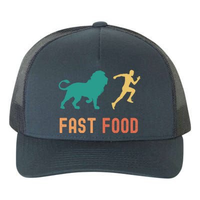 Lion Hunter Fast Food Funny Gift Yupoong Adult 5-Panel Trucker Hat