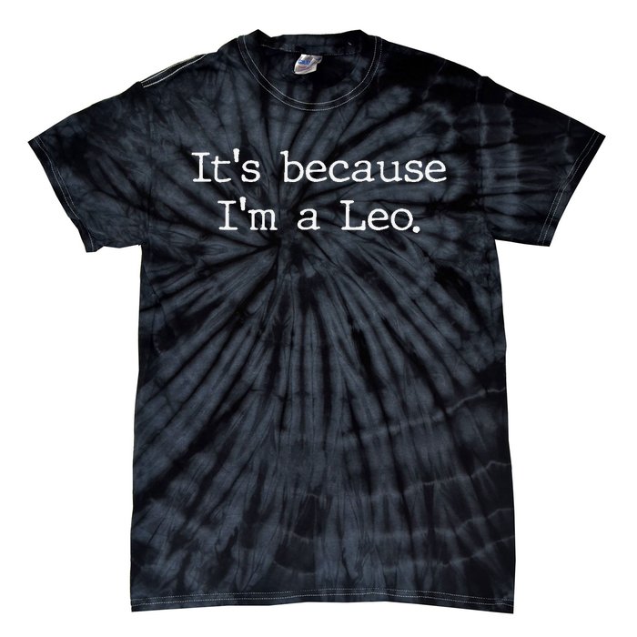 Leo horoscope Gifts Wo Zodiac Sign Astrology Tie-Dye T-Shirt