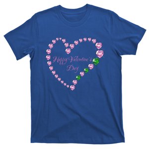 Love! Heartgiftshaped Gemstones Image Valentine Gift T-Shirt