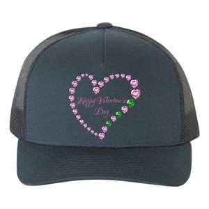 Love! Heartgiftshaped Gemstones Image Valentine Gift Yupoong Adult 5-Panel Trucker Hat