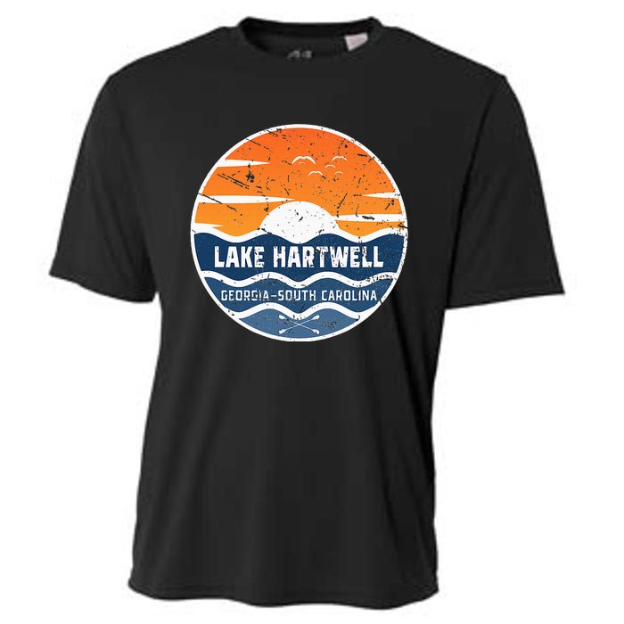 Lake Hartwell Georgia South Carolina Lake Hartwell Cooling Performance Crew T-Shirt