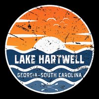 Lake Hartwell Georgia South Carolina Lake Hartwell Cooling Performance Crew T-Shirt