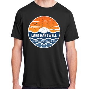 Lake Hartwell Georgia South Carolina Lake Hartwell Adult ChromaSoft Performance T-Shirt