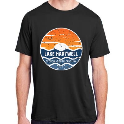 Lake Hartwell Georgia South Carolina Lake Hartwell Adult ChromaSoft Performance T-Shirt