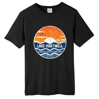 Lake Hartwell Georgia South Carolina Lake Hartwell Tall Fusion ChromaSoft Performance T-Shirt