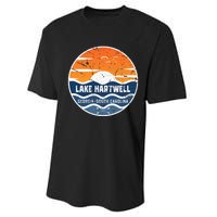 Lake Hartwell Georgia South Carolina Lake Hartwell Performance Sprint T-Shirt