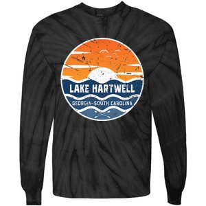 Lake Hartwell Georgia South Carolina Lake Hartwell Tie-Dye Long Sleeve Shirt