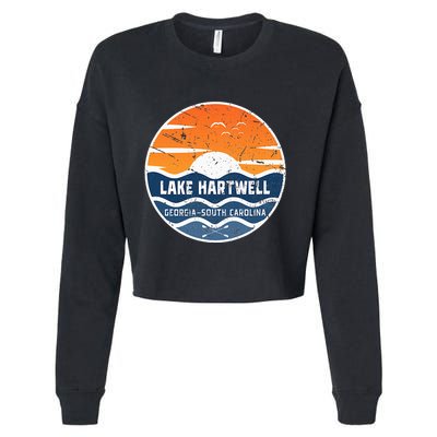 Lake Hartwell Georgia South Carolina Lake Hartwell Cropped Pullover Crew