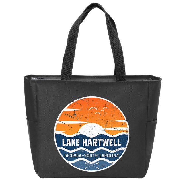 Lake Hartwell Georgia South Carolina Lake Hartwell Zip Tote Bag