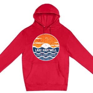 Lake Hartwell Georgia South Carolina Lake Hartwell Premium Pullover Hoodie