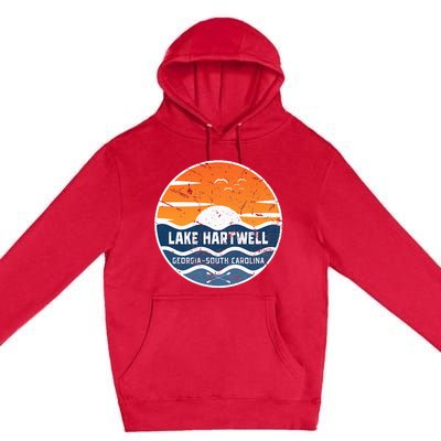 Lake Hartwell Georgia South Carolina Lake Hartwell Premium Pullover Hoodie