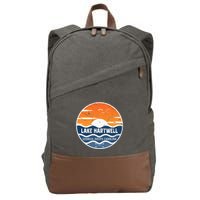 Lake Hartwell Georgia South Carolina Lake Hartwell Cotton Canvas Backpack