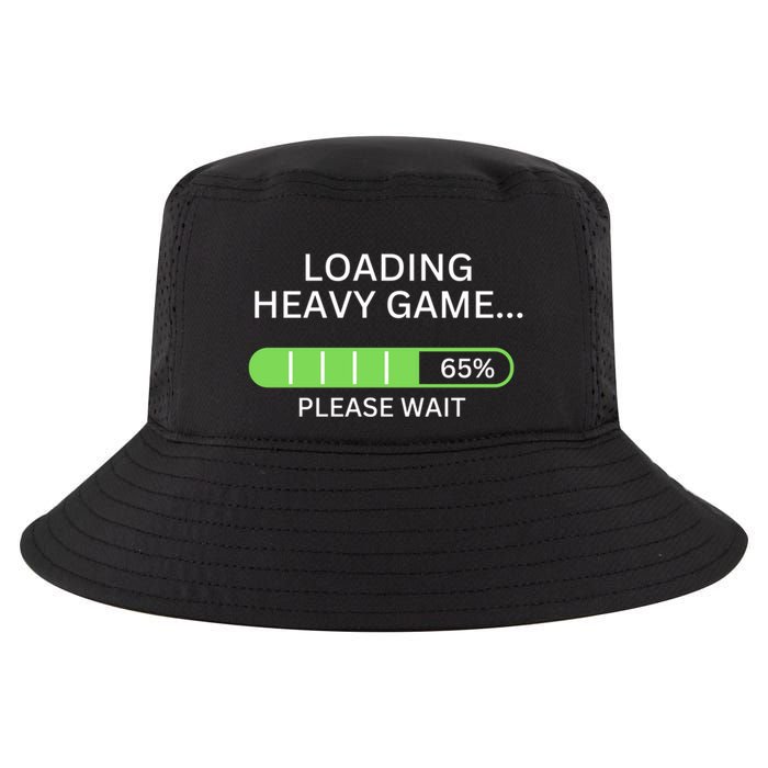 Loading Heavy Game Please Wait Funny Design Gift Cool Comfort Performance Bucket Hat