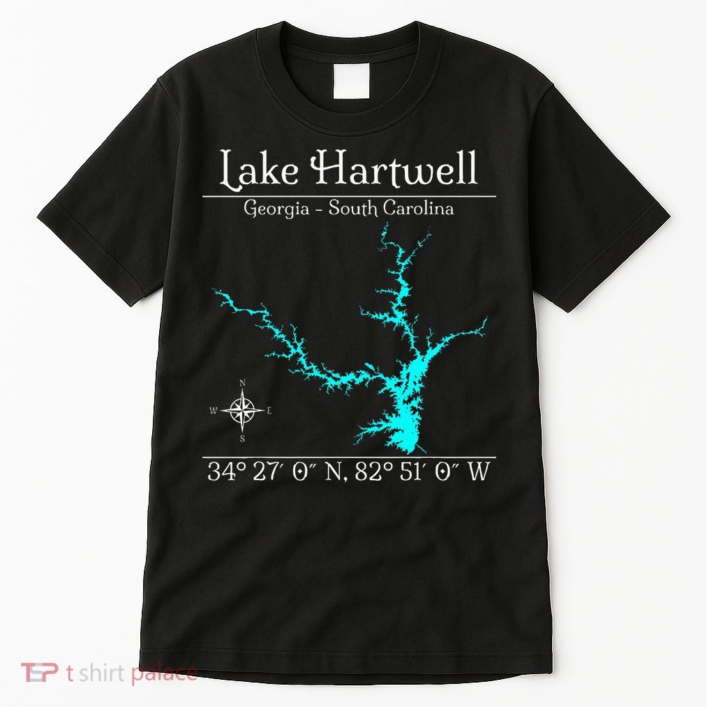Lake Hartwell Georgia South Carolina Tall T-Shirt