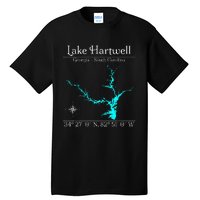 Lake Hartwell Georgia South Carolina Tall T-Shirt