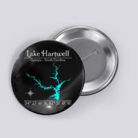 Lake Hartwell Georgia South Carolina Button