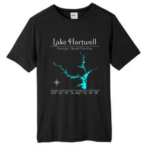 Lake Hartwell Georgia South Carolina Tall Fusion ChromaSoft Performance T-Shirt