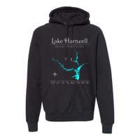 Lake Hartwell Georgia South Carolina Premium Hoodie