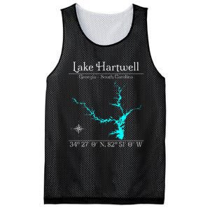 Lake Hartwell Georgia South Carolina Mesh Reversible Basketball Jersey Tank