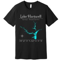 Lake Hartwell Georgia South Carolina Premium T-Shirt