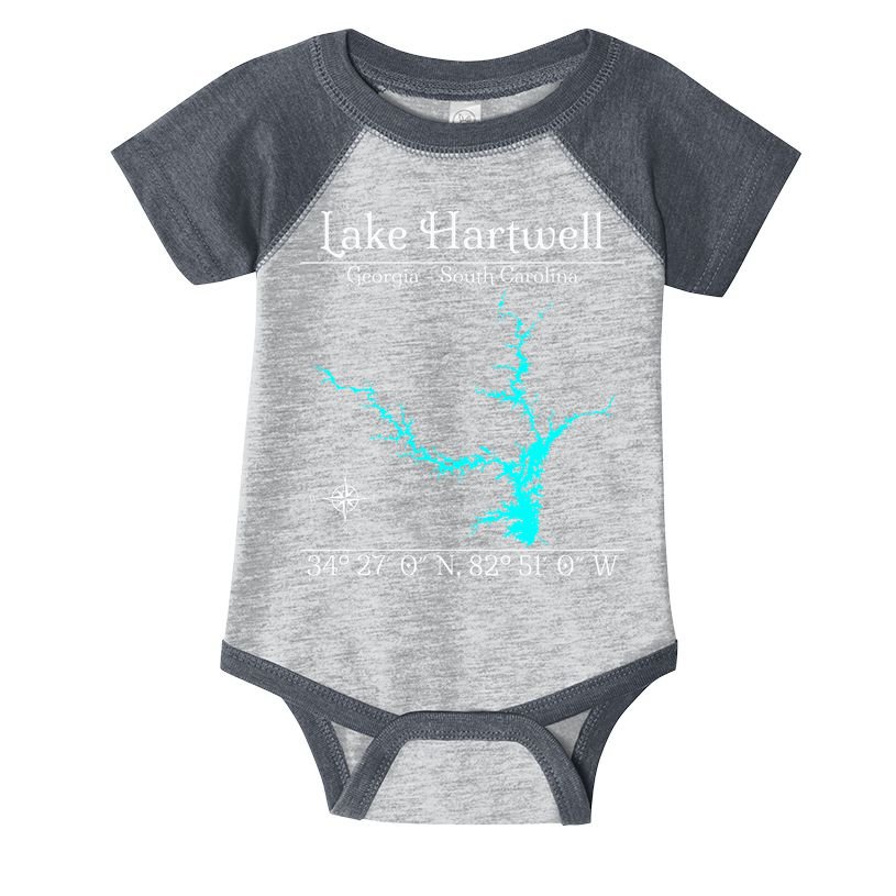 Lake Hartwell Georgia South Carolina Infant Baby Jersey Bodysuit