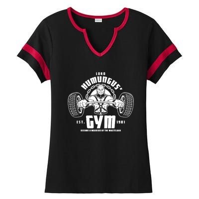 Lord Humungus' Gym Ladies Halftime Notch Neck Tee