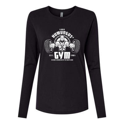 Lord Humungus' Gym Womens Cotton Relaxed Long Sleeve T-Shirt