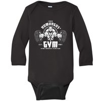 Lord Humungus' Gym Baby Long Sleeve Bodysuit