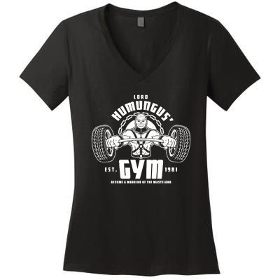 Lord Humungus' Gym Women's V-Neck T-Shirt