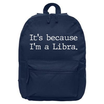 Libra Horoscope Gifts Women Men Zodiac Sign Astrology 16 in Basic Backpack