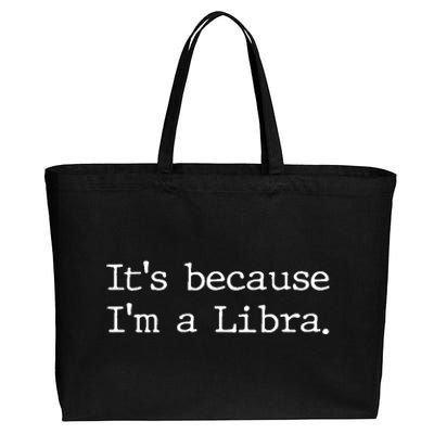 Libra Horoscope Gifts Women Men Zodiac Sign Astrology Cotton Canvas Jumbo Tote